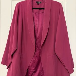 Torrid Women's Fuchsia Blazer
